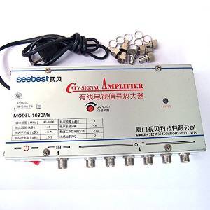 Seebest 視貝 SB-1030M6 寬帶有線電視信號放大器 6路/一進六出-數碼影音-亞馬遜中國